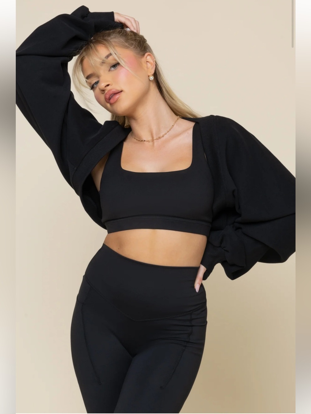NWOT POPFLEX Black Ooey Gooey Bolero - XXS/XS